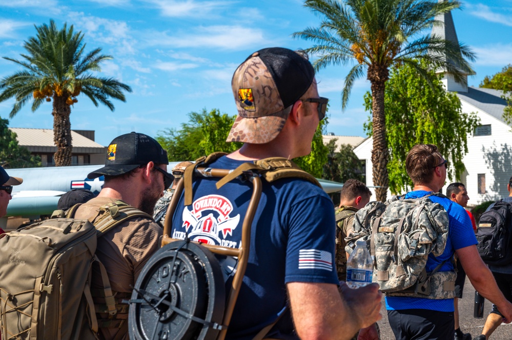 56 CES Holds Commemorative Ruck