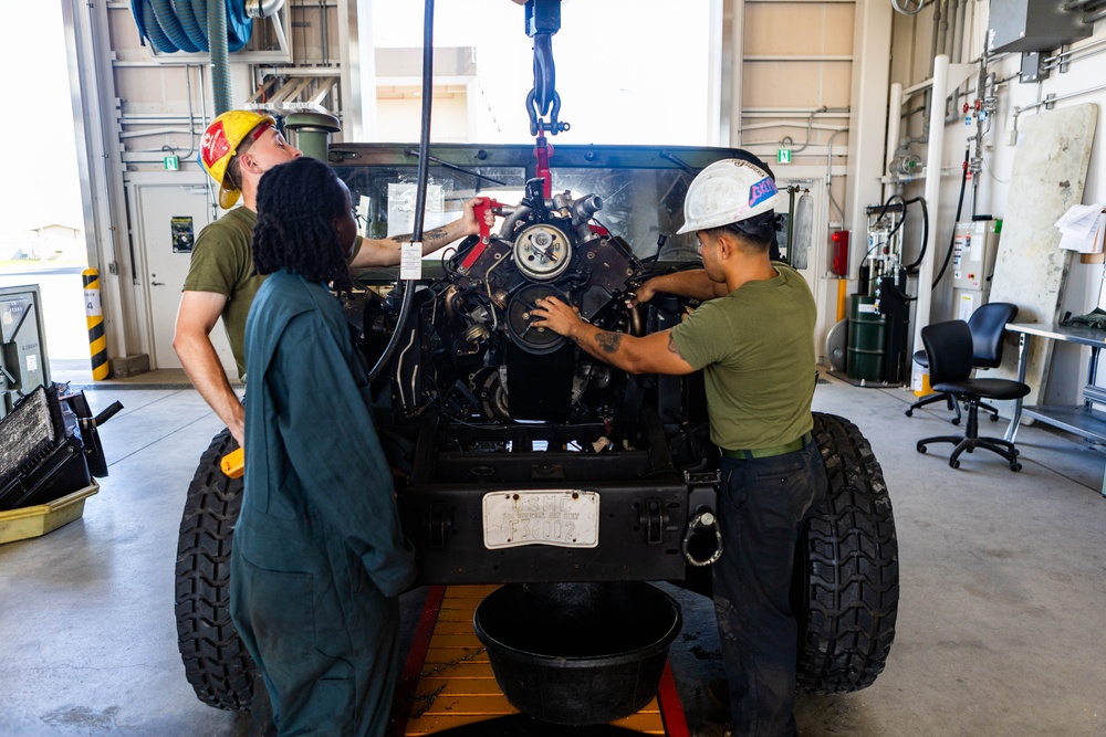 Dragons Den: Home of Combat Logistic Company 36 at Marine Corps Air Station Iwakuni.