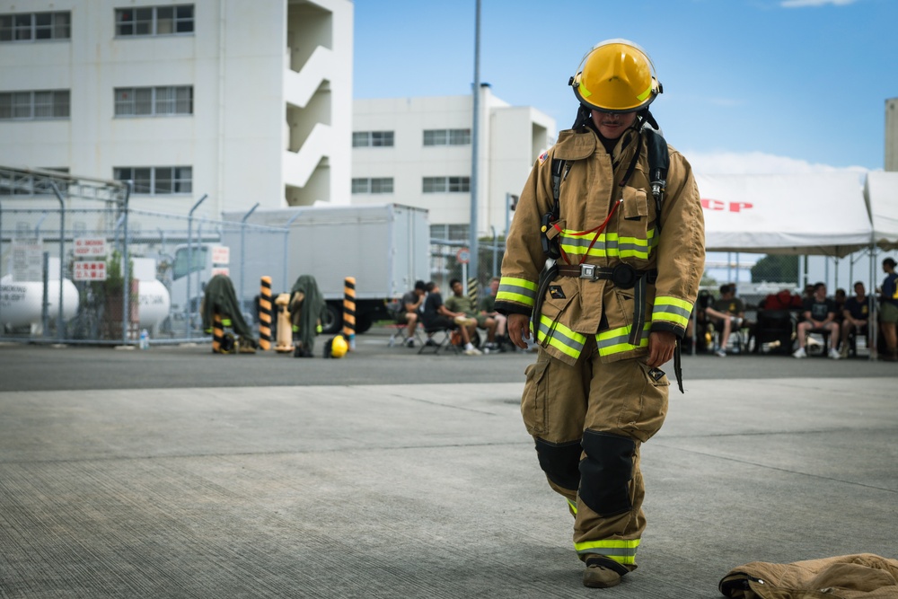 Marine Corps Air Station Iwakuni Conducts 9/11 Memorial Stair Climb