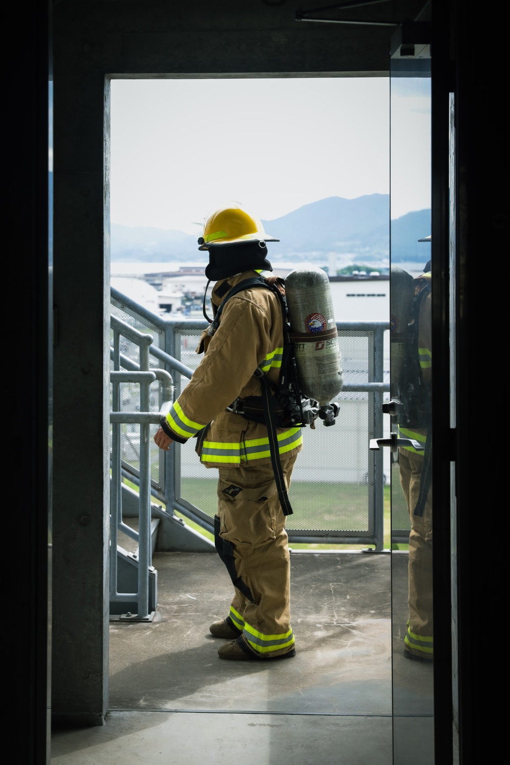 Marine Corps Air Station Iwakuni Conducts 9/11 Memorial Stair Climb