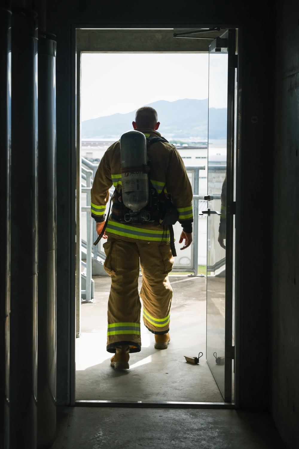 Marine Corps Air Station Iwakuni Conducts 9/11 Memorial Stair Climb