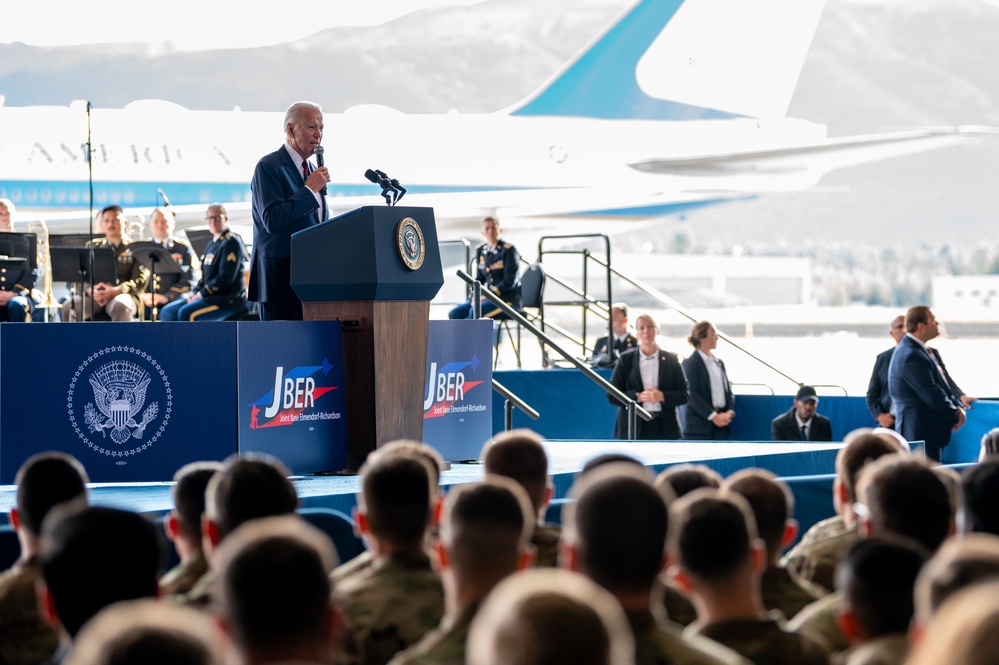 U.S. President Joe Biden visits JBER for 9/11 remembrance ceremony