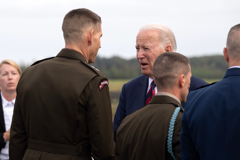 President Joe Biden visits JBER for 9/11 remembrance ceremony