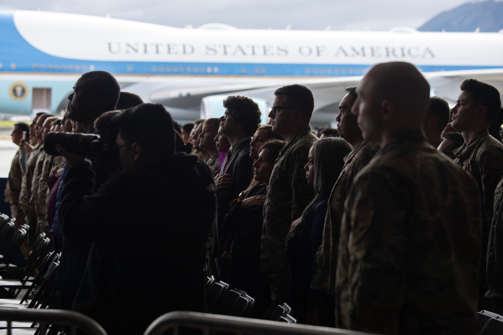 President Joe Biden visits JBER for 9/11 remembrance ceremony