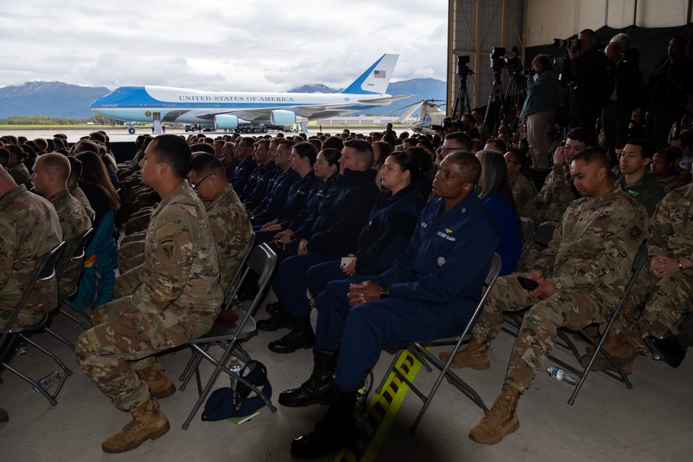 President Joe Biden visits JBER for 9/11 remembrance ceremony