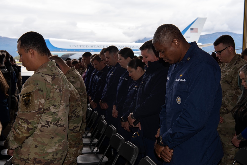 President Joe Biden visits JBER for 9/11 remembrance ceremony