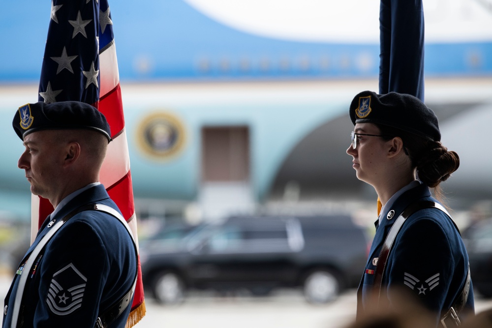 U.S. President Joe Biden visits JBER for 9/11 Remembrance Ceremony