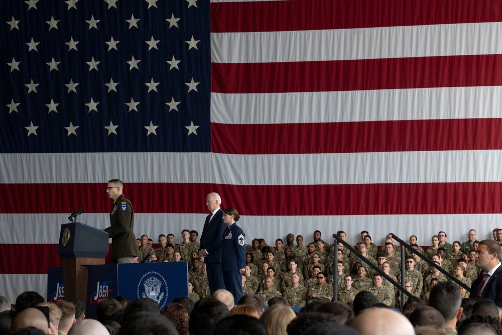 U.S. President Joe Biden visits JBER for 9/11 Remembrance Ceremony