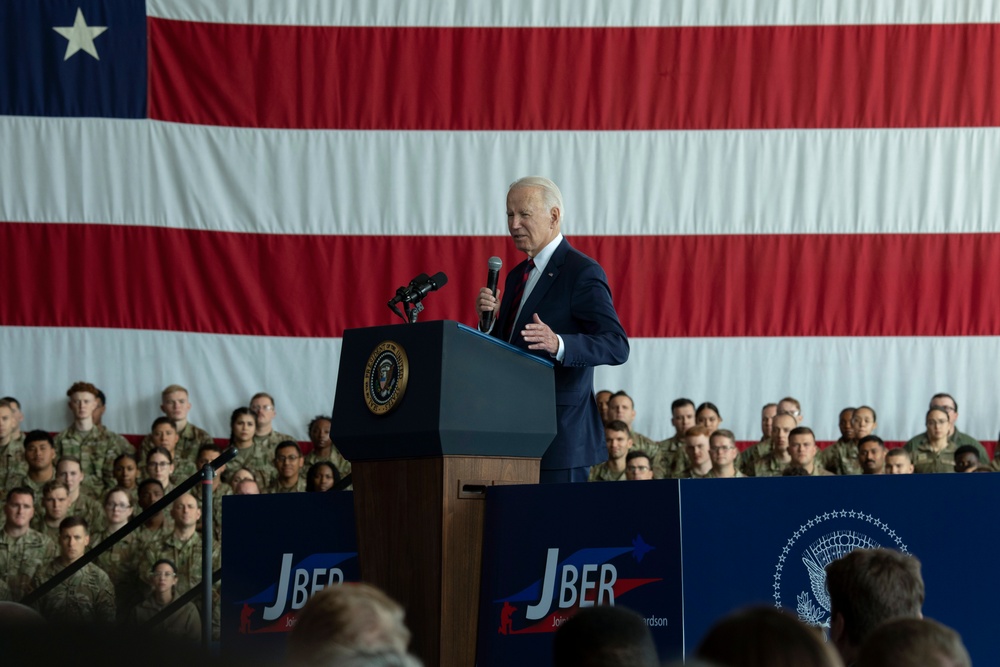 U.S. President Joe Biden visits JBER for 9/11 Remembrance Ceremony