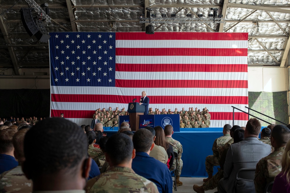 U.S. President Joe Biden visits JBER for 9/11 Remembrance Ceremony