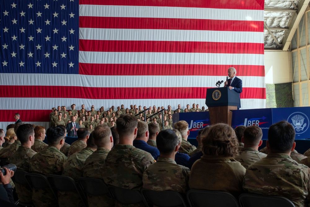 U.S. President Joe Biden visits JBER for 9/11 Remembrance Ceremony