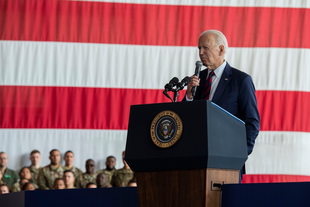 U.S. President Joe Biden visits JBER for 9/11 Remembrance Ceremony