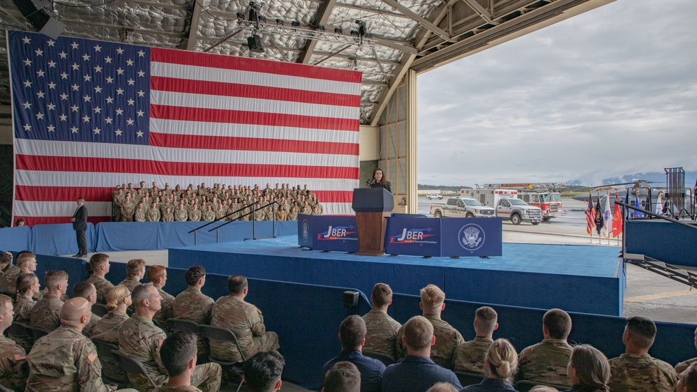 President Biden speaks to service members to commemorate 22nd anniversary of 9/11 on JBER [1 of 7]