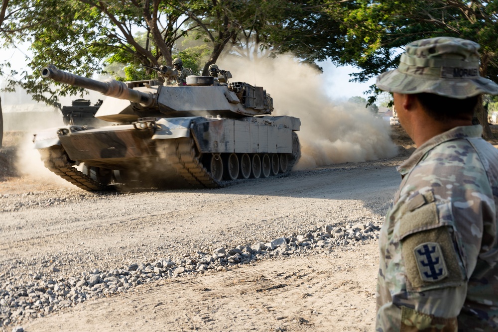 130th Engineers road being used by Australian tanks