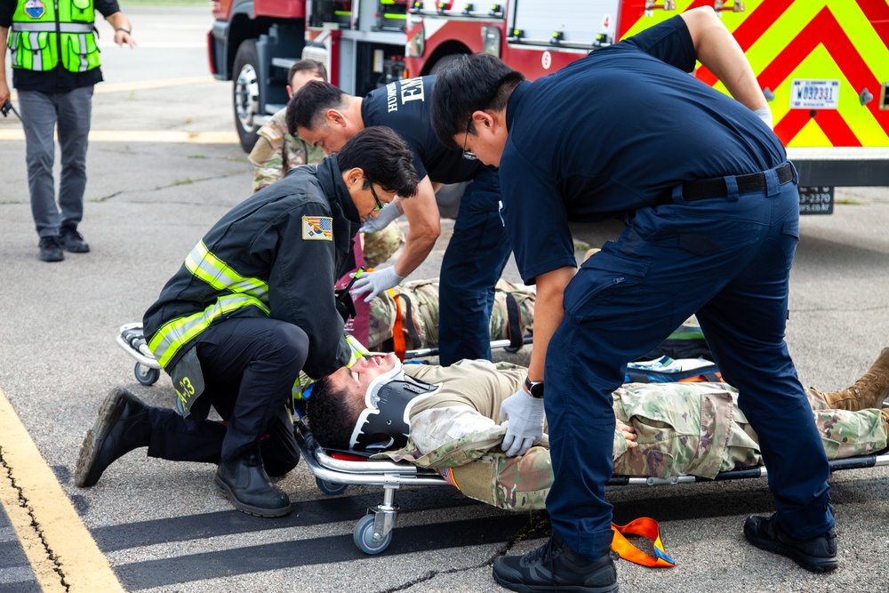 USAG Humphreys Airfield Pre-Accident Drill Sept. 12, 2023