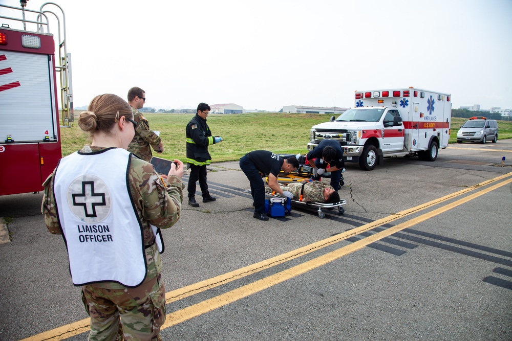 USAG Humphreys Airfield Pre-Accident Drill Sept. 12, 2023