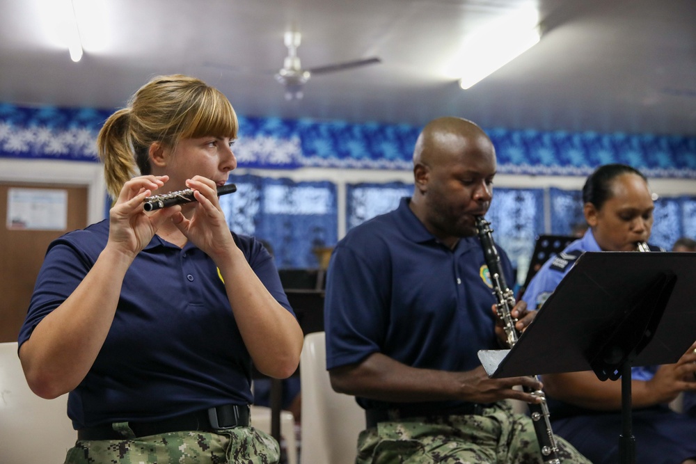 Pacific Partnership 2023 Band Rehearsal with the Royal Samoa Police Band