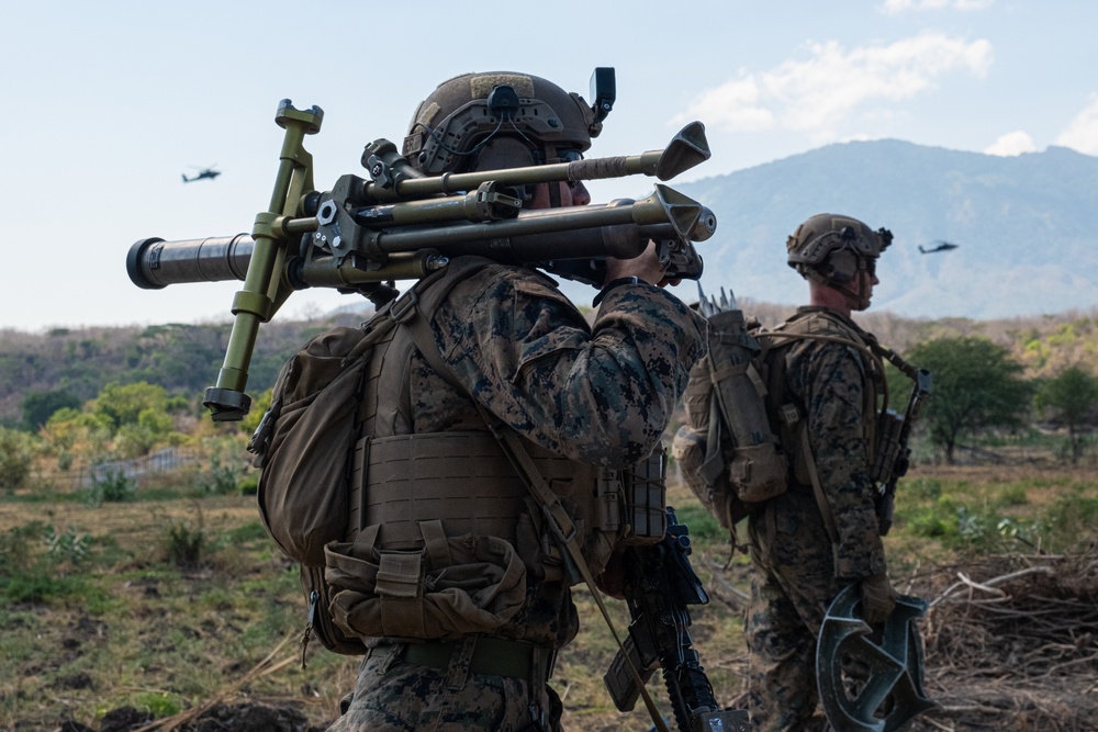 MRF-D Marines conduct combined arms live fire exercise during Super Garuda Shield 2023