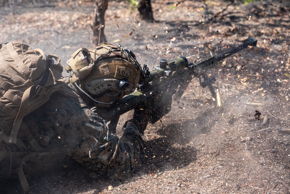 MRF-D Marines conduct combined arms live fire exercise during Super Garuda Shield 2023