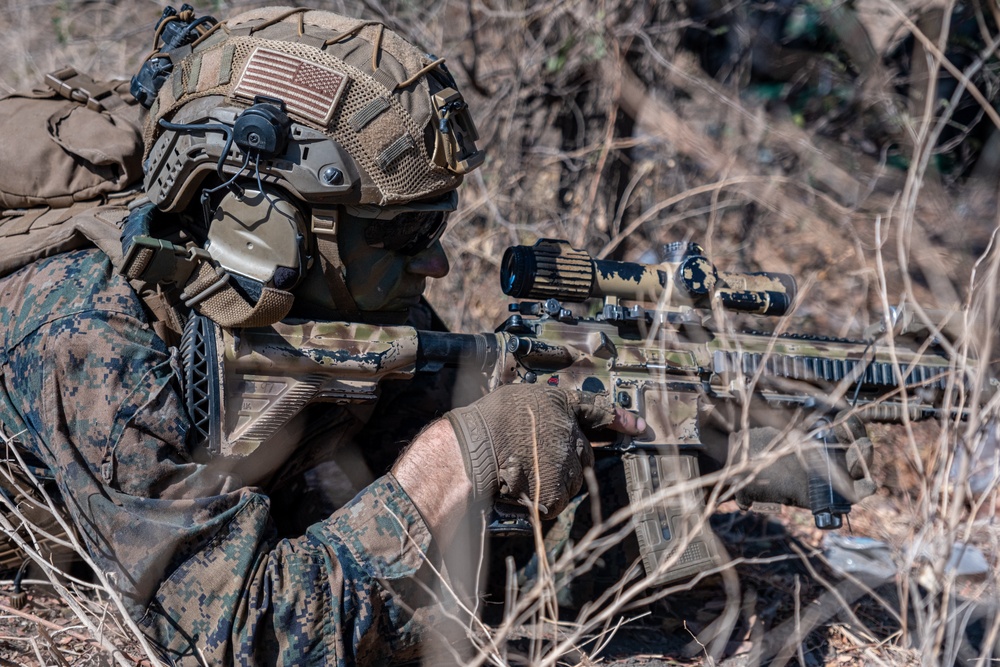 MRF-D Marines conduct combined arms live fire exercise during Super Garuda Shield 2023