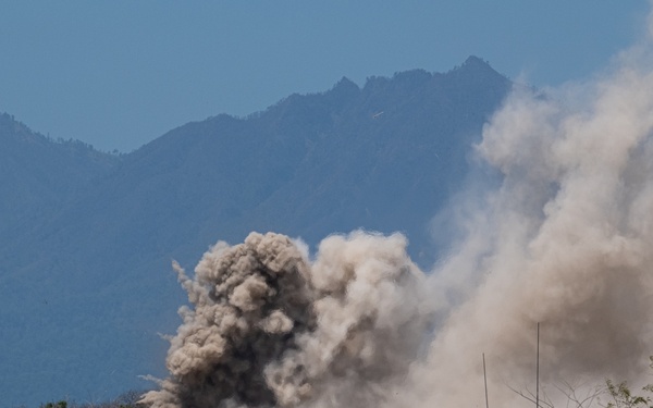 MRF-D Marines conduct combined arms live fire exercise during Super Garuda Shield 2023