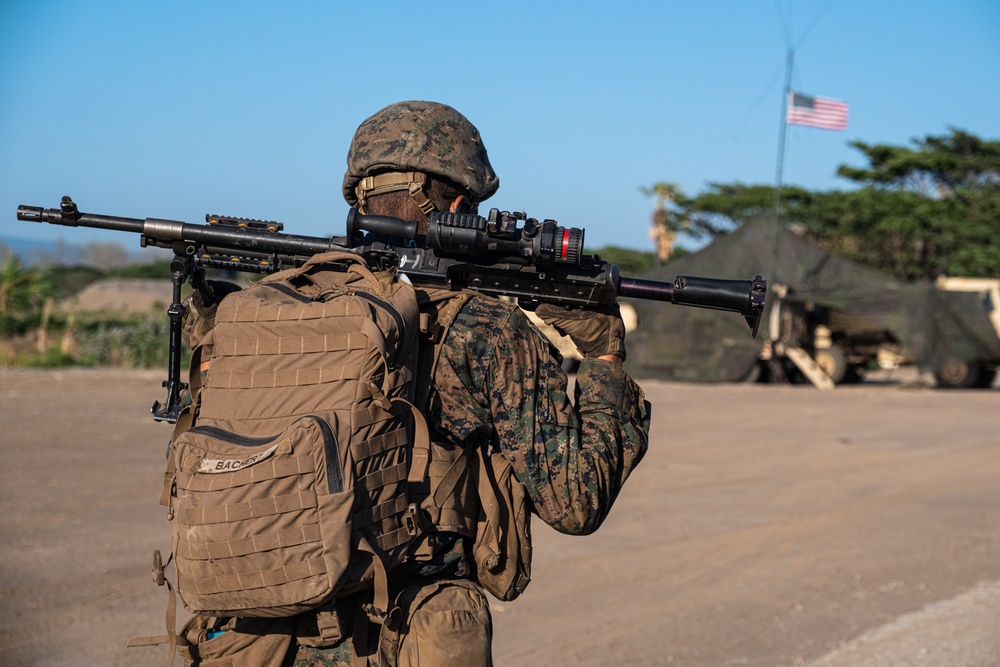 MRF-D Marines conduct combined arms live fire exercise during Super Garuda Shield 2023