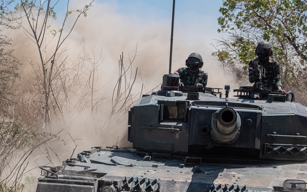 MRF-D Marines conduct combined arms live fire exercise during Super Garuda Shield 2023