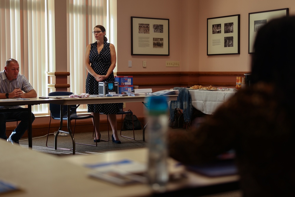 Military Family Life Counselors hold annual brief at Library of the Marine Corps