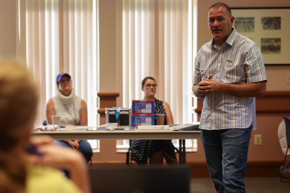 Military Family Life Counselors hold annual brief at Library of the Marine Corps