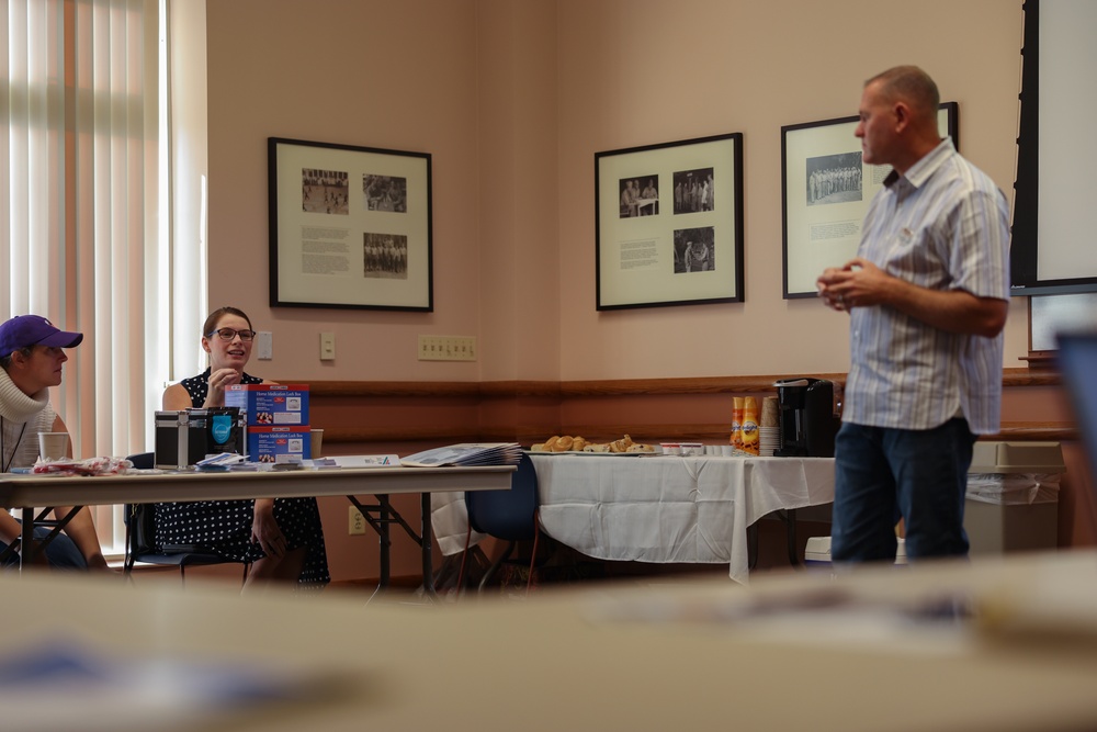 Military Family Life Counselors hold annual brief at Library of the Marine Corps