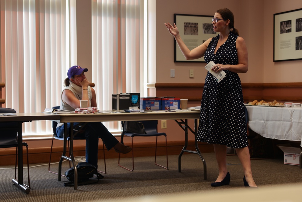 Military Family Life Counselors hold annual brief at Library of the Marine Corps