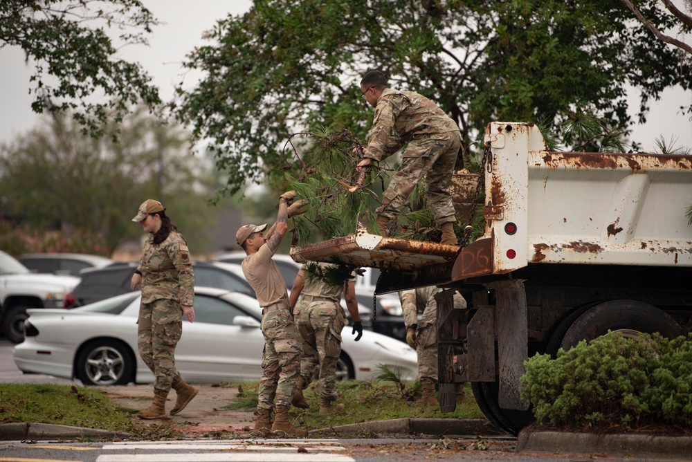 Moody cleans up after Hurricane Idalia