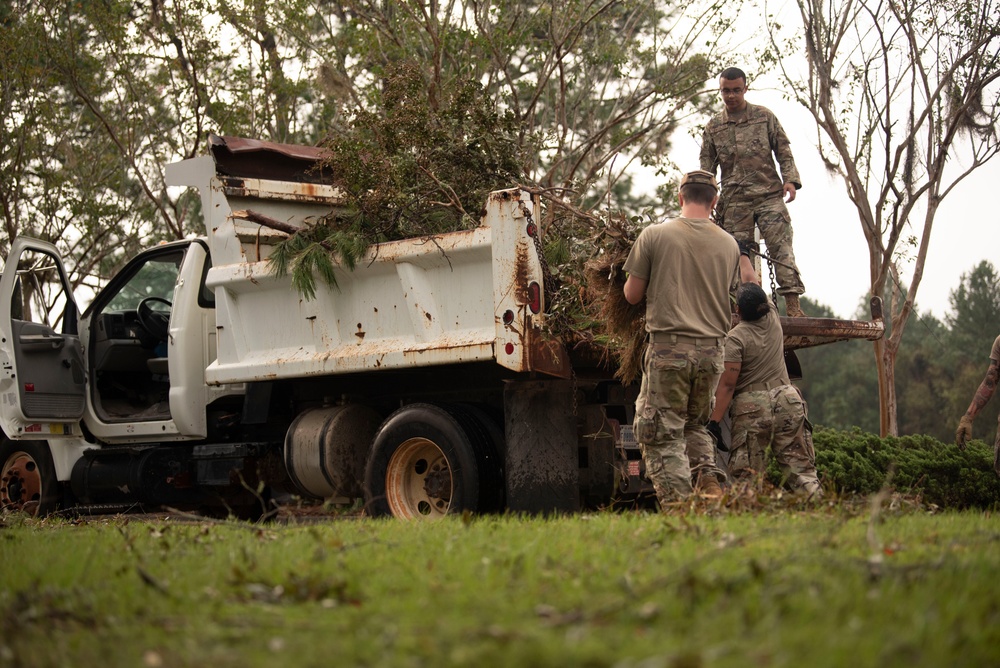 Moody cleans up after Hurricane Idalia