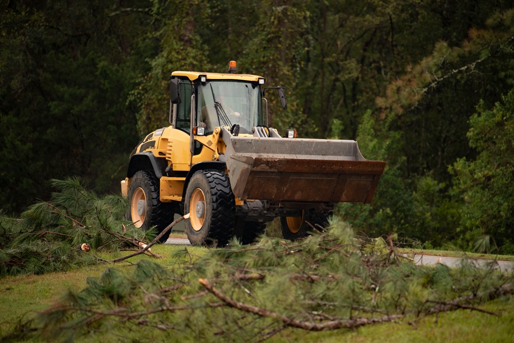 Moody cleans up after Hurricane Idalia