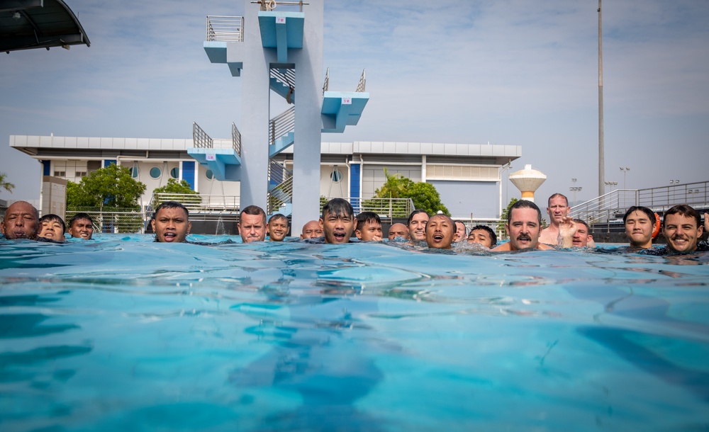 Pacific Partnership 2023 Divers Train Together