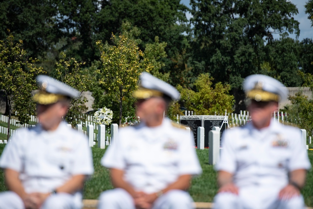 Annual 9/11 Commemoration Wreath-Laying Ceremony at the Pentagon Group Burial Marker in Section 64