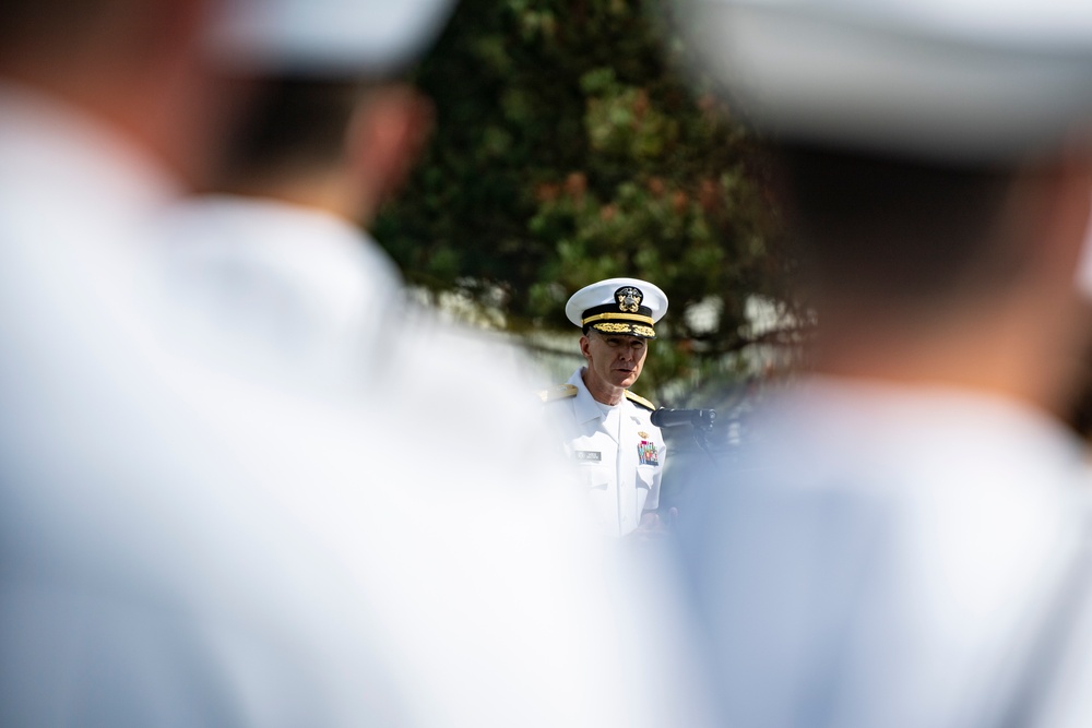 Annual 9/11 Commemoration Wreath-Laying Ceremony at the Pentagon Group Burial Marker in Section 64