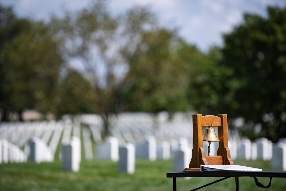 Annual 9/11 Commemoration Wreath-Laying Ceremony at the Pentagon Group Burial Marker in Section 64