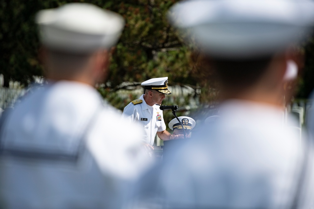 Annual 9/11 Commemoration Wreath-Laying Ceremony at the Pentagon Group Burial Marker in Section 64