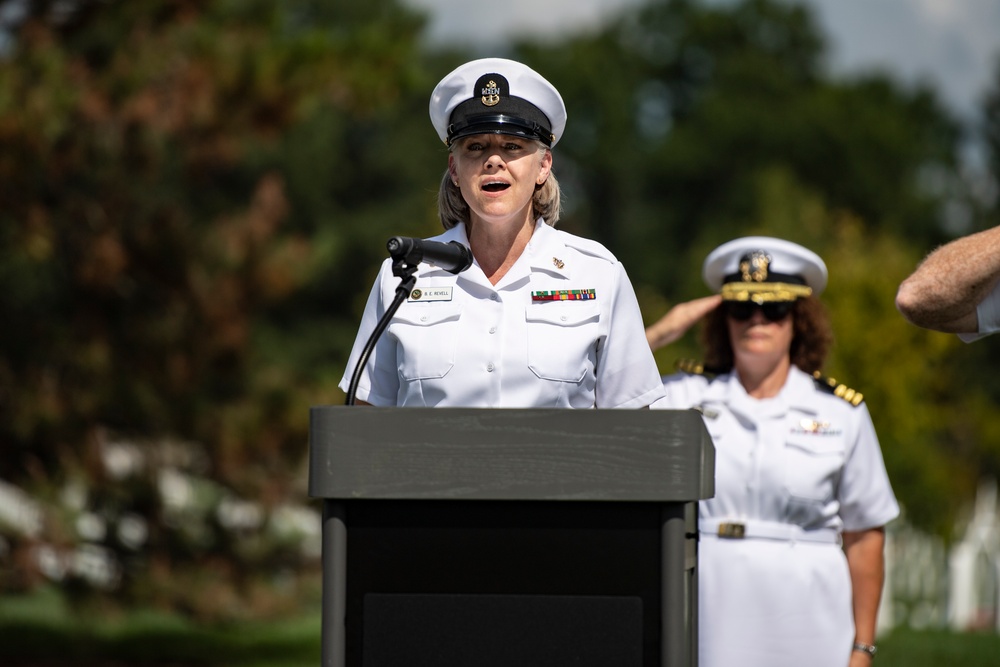 Annual 9/11 Commemoration Wreath-Laying Ceremony at the Pentagon Group Burial Marker in Section 64