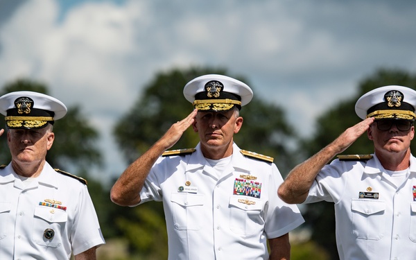 Annual 9/11 Commemoration Wreath-Laying Ceremony at the Pentagon Group Burial Marker in Section 64