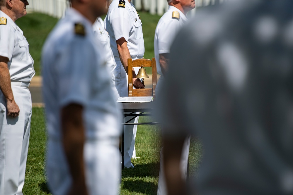 Annual 9/11 Commemoration Wreath-Laying Ceremony at the Pentagon Group Burial Marker in Section 64