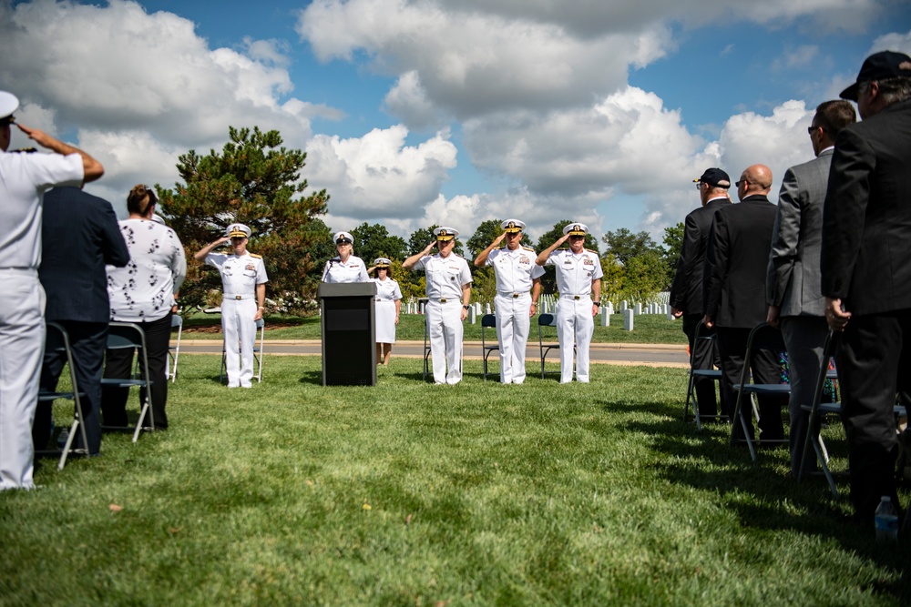 Annual 9/11 Commemoration Wreath-Laying Ceremony at the Pentagon Group Burial Marker in Section 64