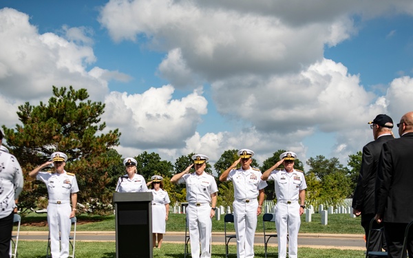 Annual 9/11 Commemoration Wreath-Laying Ceremony at the Pentagon Group Burial Marker in Section 64