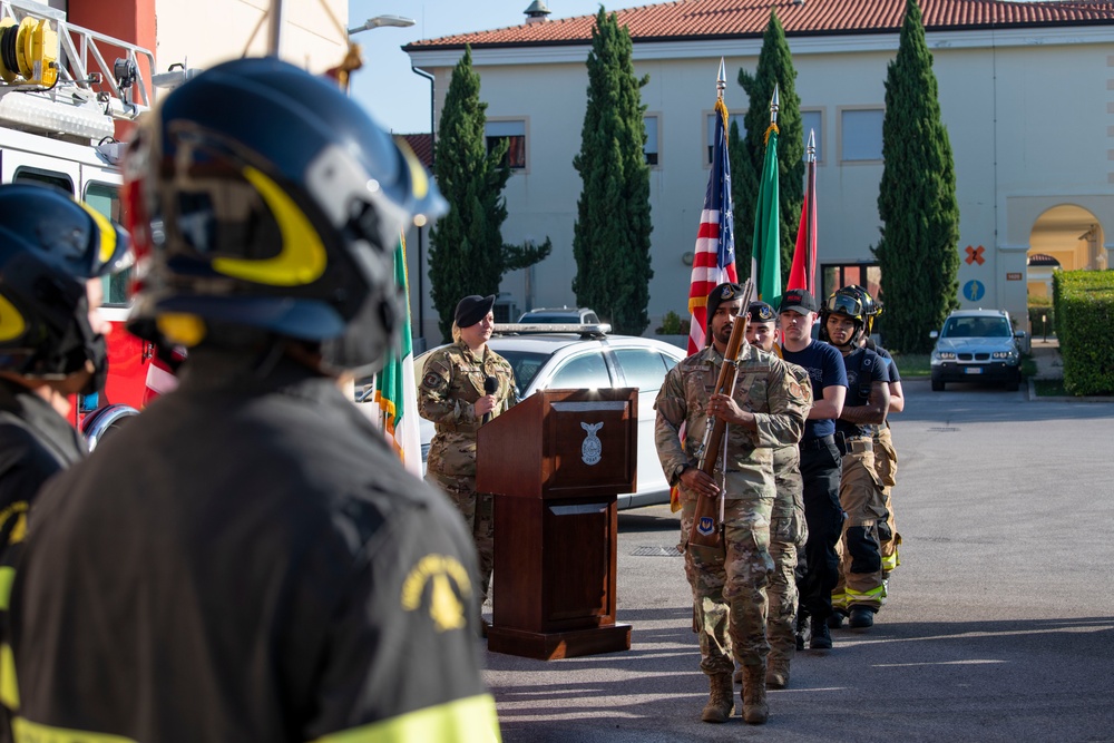 Aviano Air Base holds 9/11 memorial ceremony and ruck march