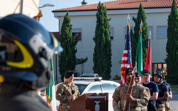 Aviano Air Base holds 9/11 memorial ceremony and ruck march