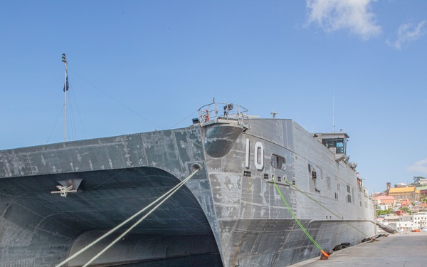 USNS Burlington Arrives in St. George’s Grenada
