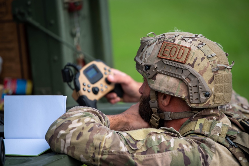 Spangdahlem AB hosts the 419th CES EOD team during IED Rodeo