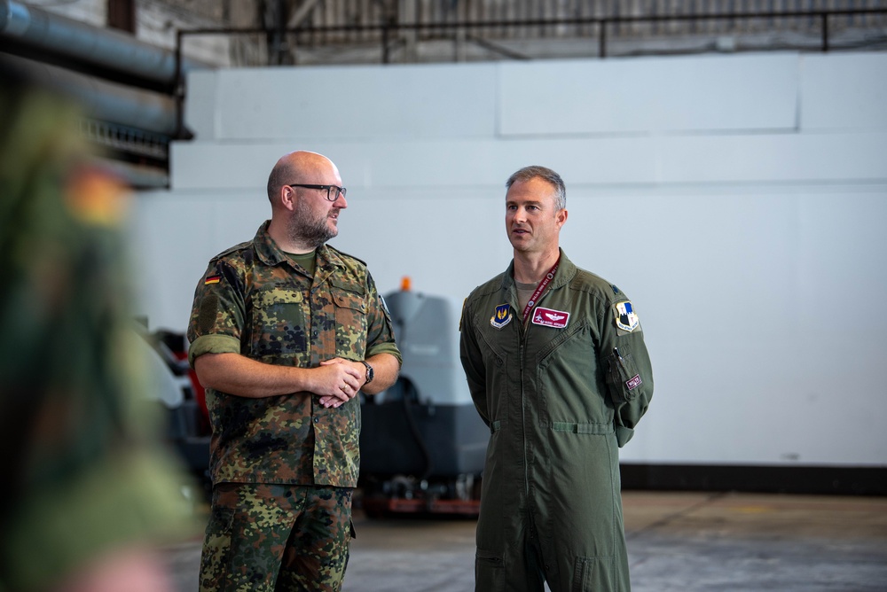 The German Electronic Warfare Battalion 931 visits Spangdahlem AB