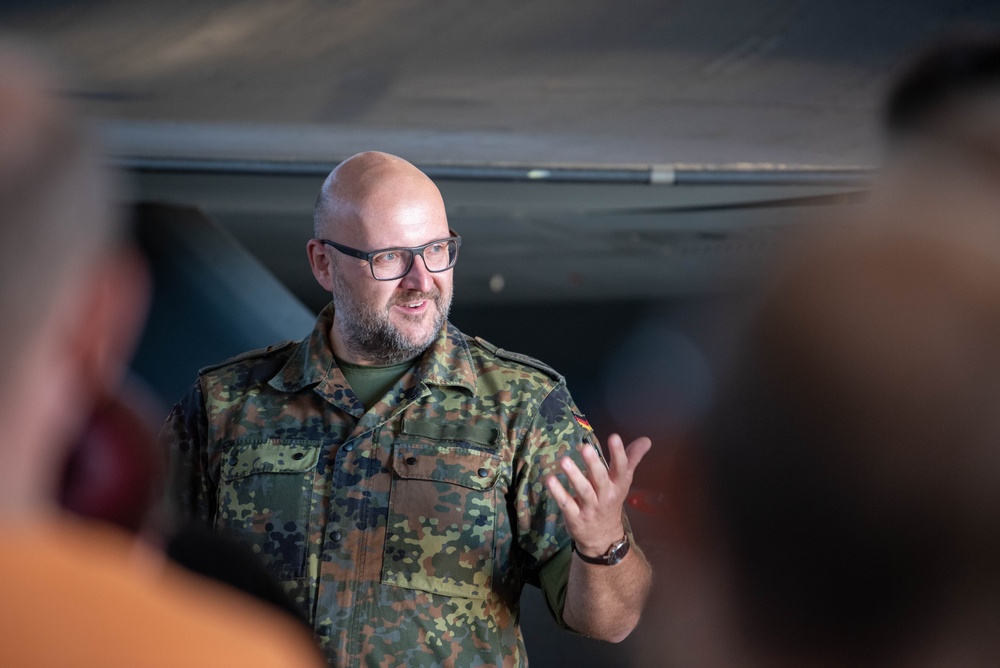 The German Electronic Warfare Battalion 931 visits Spangdahlem AB